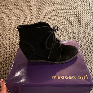 Madden Girl wedge booties